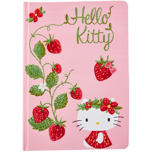 Strawberry Hello Kitty Pink A5 Notebook - Pink
