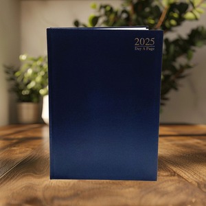 Blue 2026 A4 Diary Planner Day A Page Hard Cover Organiser - Blue by Tallon