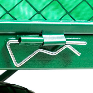Garden Trolley With Inner Lining Max. 550Kg - Green by tectake