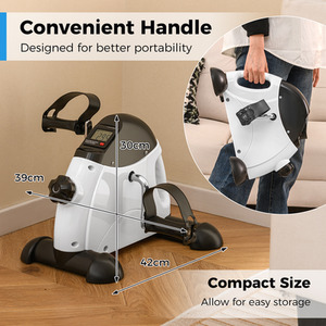 Mini Exercise Bike - White by Costway