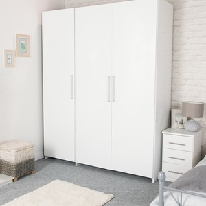 dc fix Matt White Self Adhesive Vinyl Wrap for Kitchen Doors and Furniture - White / 67.5cm x 2m (pack of 3) by d-c-fix