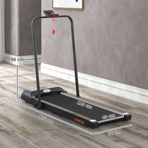 HOMCOM Folding Walking Treadmill Aerobic Walking Exercise Machine LED by HOMCOM