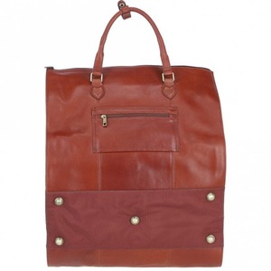 Premium Leather Holdall with Detachable Shoulder Strap - pl-49 - Tan by Ashwood Leather