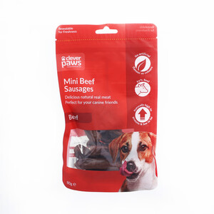 Mini Beef Sausages by Clever Paws