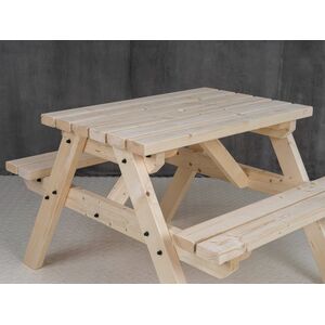 Classic Rounded Pub Style Picnic Bench and Table by Arbor Garden Solutions