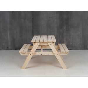 Classic Rounded Pub Style Picnic Bench and Table by Arbor Garden Solutions