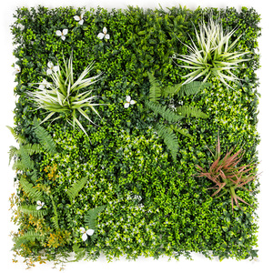 Artificial Meadow Living Wall 4Pc - Green by Christow