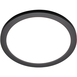 Darly LED 24 Watt Flush Ceiling or Wall Light - Satin Black by Litecraft