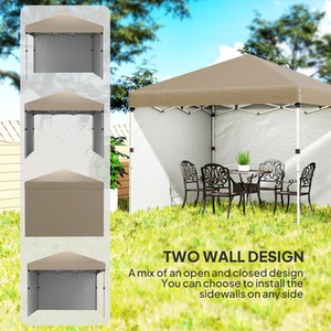 Outsunny 3x3(M) Pop Up Gazebo Party Tent by Outsunny