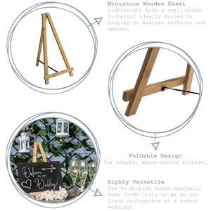 Wooden Table Easel - 20cm - Wood / 6 by Argon Tableware