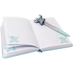 Stitch A5 Squishy Notebook with Pen Set - White and Blue by Stitch
