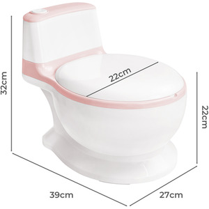 Kids Potty Trainer Seat - Grey by Dekko