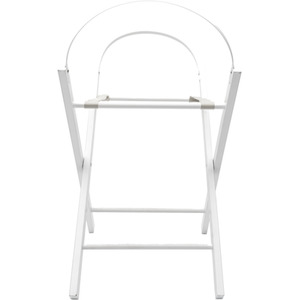 Opal Folding Moses Basket Stand White - White by Kinder Valley