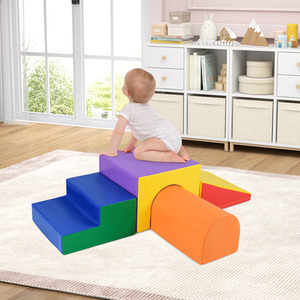 Toddler Soft Building Blocks Structures Set by Costway
