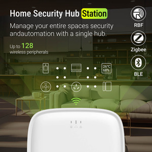 Home Security Hub Station - White by Roombanker