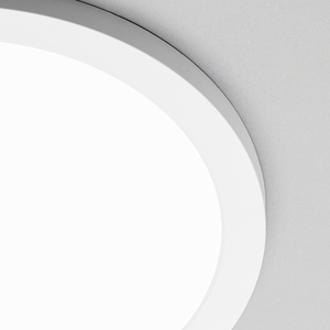 Darly LED 24 Watt Flush Ceiling or Wall Light - White by Litecraft
