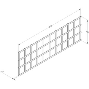 Planed Trellis - 2ft