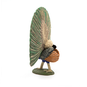PAPO Farmyard Friends Peacock Toy Figure - Blue by PAPO