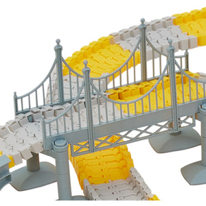 Kidkid Construction Race Track Toy Set for Kids - Yellow by Kidkid