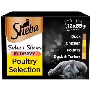 Pack of 40 Sheba Select Poultry Slices In Gravy by Sheba