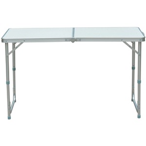Outsunny Outdoor Folding Table - Silver by Outsunny