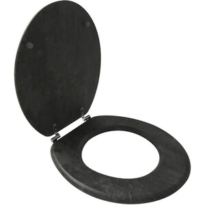 Marble Toilet Seat - Grey
