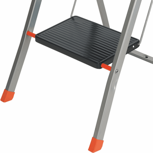 Slimline Steel Step Stool - Silver / 89cm by TB Davies
