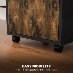 HOMCOM Filing Cabinet With Drawer by HOMCOM