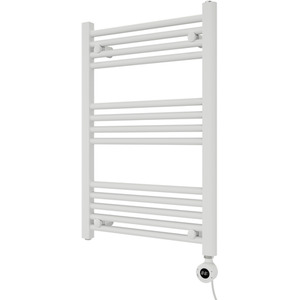 Grace Electric Designer Towel Radiator - WHITE / 50cm by Agadon