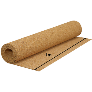 Cork Roll 6mm 10m2 (107.63 sqft) - Brown by Corksystem