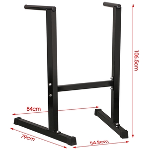 Heavy Duty Dip Station Stand for Home Gym - Black by Yaheetech