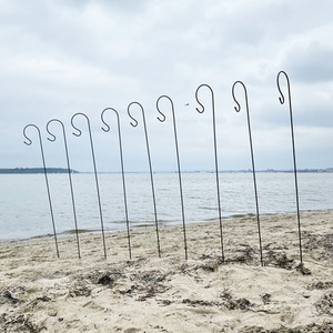 Shepherds Crook Black Metal Garden Border Hooks by Selections