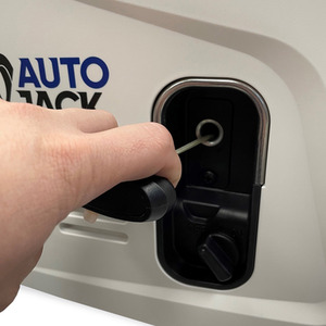 Autojack Petrol Generator Quiet Portable Suitcase Camping Inverter 1200W - White by Autojack