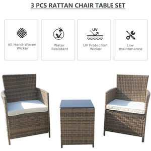 Rattan Garden Bistro Set by Furniture One
