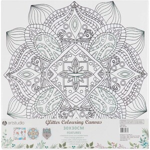 Glitter Colouring Canvas by Art Studio
