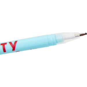 Strawberry Hello Kitty Pom Pom Pen - Red and Blue