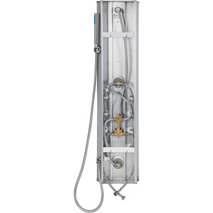 Shower Panel with 10 Massage Jets - Silver by tectake