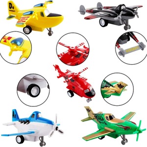 Set of 12 Pull Back Airplanes Vehicle Playset Variety Pack - Multi colour