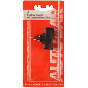 Illuminated Rocker Switch - Red by Autobar