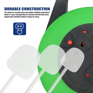 4 Gang Cable Reel 10M - Green by ExtraStar