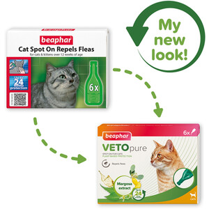 Beaphar Cat Spot On Flea Repellent - 6 by Beaphar