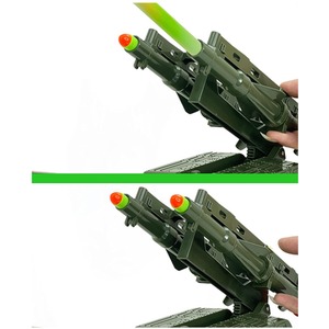 Military Missile Transport Army Truck With Shooting Missiles New Edition - Camouflage / Anti Aircraft Twin Missile by Big Daddy