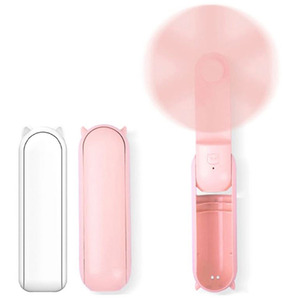 Handheld Portable Mini Folding Fan - Pink