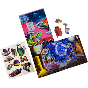 QwiToys 3 in 1 Magic Adventures Playbook - Purple by QwiToys