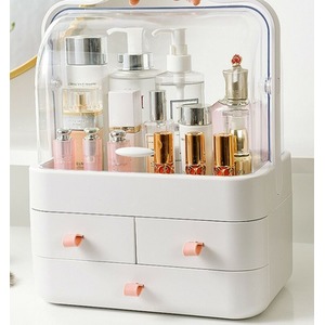 Makeup Storage Box Beauty Vanity Case - White