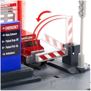 Action Drivers Vehicle Playset Realisitic - Multi / Helicopter Rescue Playset with 1 Ambulance Helicopter by Matchbox