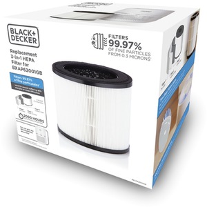 Air Purifier HEPA 13 Filter White - White by Black + Decker