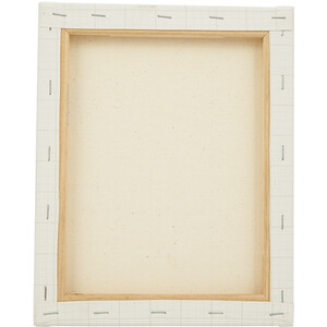 Grid Canvas - White / 8 x 10 inch by Art Studio