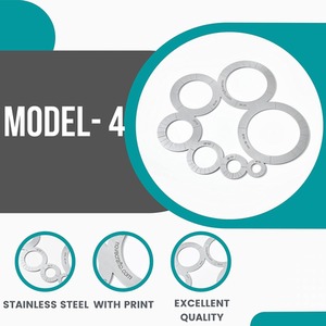Stainless Steel Leather Corner and Circle Cutting Template Guide Tool - Silver / Model 4 by NOVECRAFTO