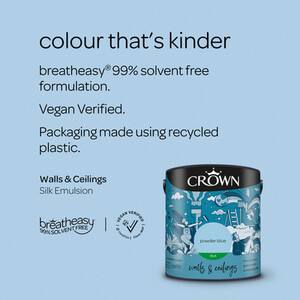 Crown Walls and Ceilings Silk Emulsion by Crown Paints